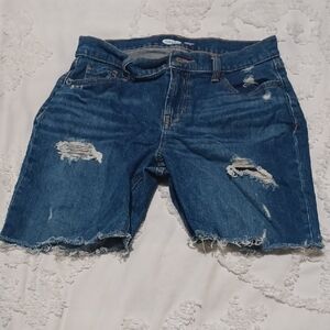 Old Navy Distressed Denim Jean Shorts